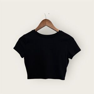 Wild Fable Black Crop Top